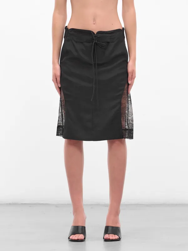 Hudson Wave Lace Boardie Skirt (25024647-BLACK) sold by lorenzo