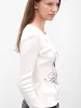 White Cat Graphic Long Sleeve (2T100A-C1031-NATURAL-WHITE-N) sold by lorenzo