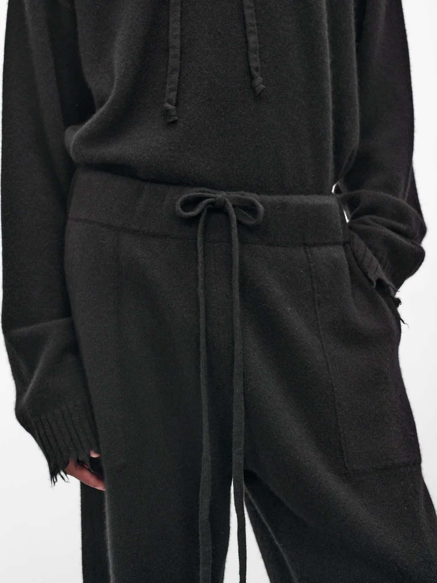 Black Cashmere Knit Trousers (UK7558-UW900-BLACK) sold by lorenzo product image thumbnail 4