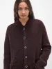 Contrast Two-Panel Knit Cardigan (UK7568-UW896-DARK-GREY-BROWN) sold by lorenzo