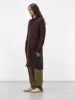 Contrast Two-Panel Knit Cardigan (UK7568-UW896-DARK-GREY-BROWN) sold by lorenzo