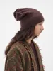 Brown Alpaca Knit Soft Beanie (UK0071-UW690-DARK-BROWN) sold by lorenzo