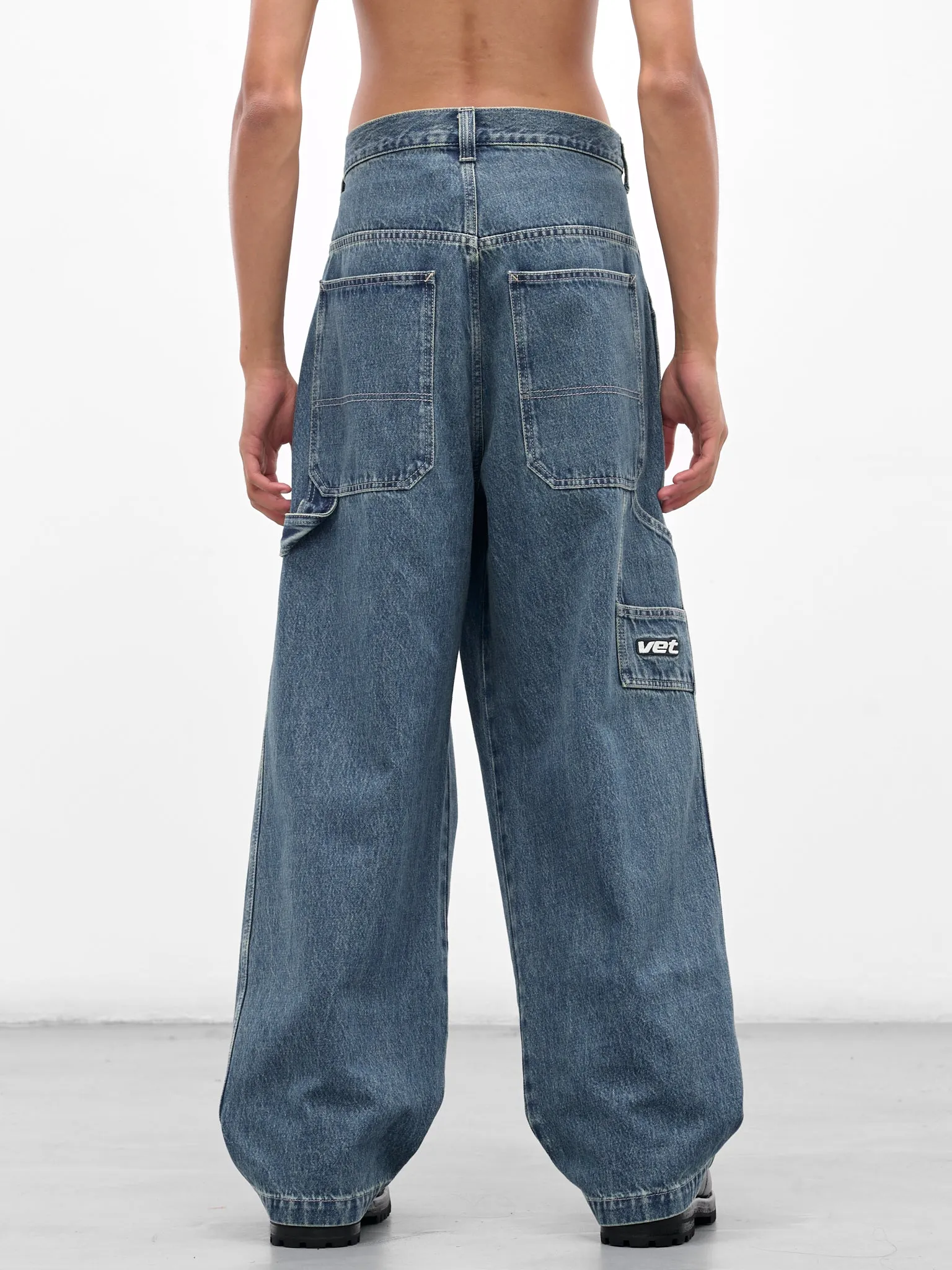 Blue Hip Hop Denim Jeans (UH76DP250VB-VINTAGE-BLUE) sold by lorenzo product image thumbnail 3