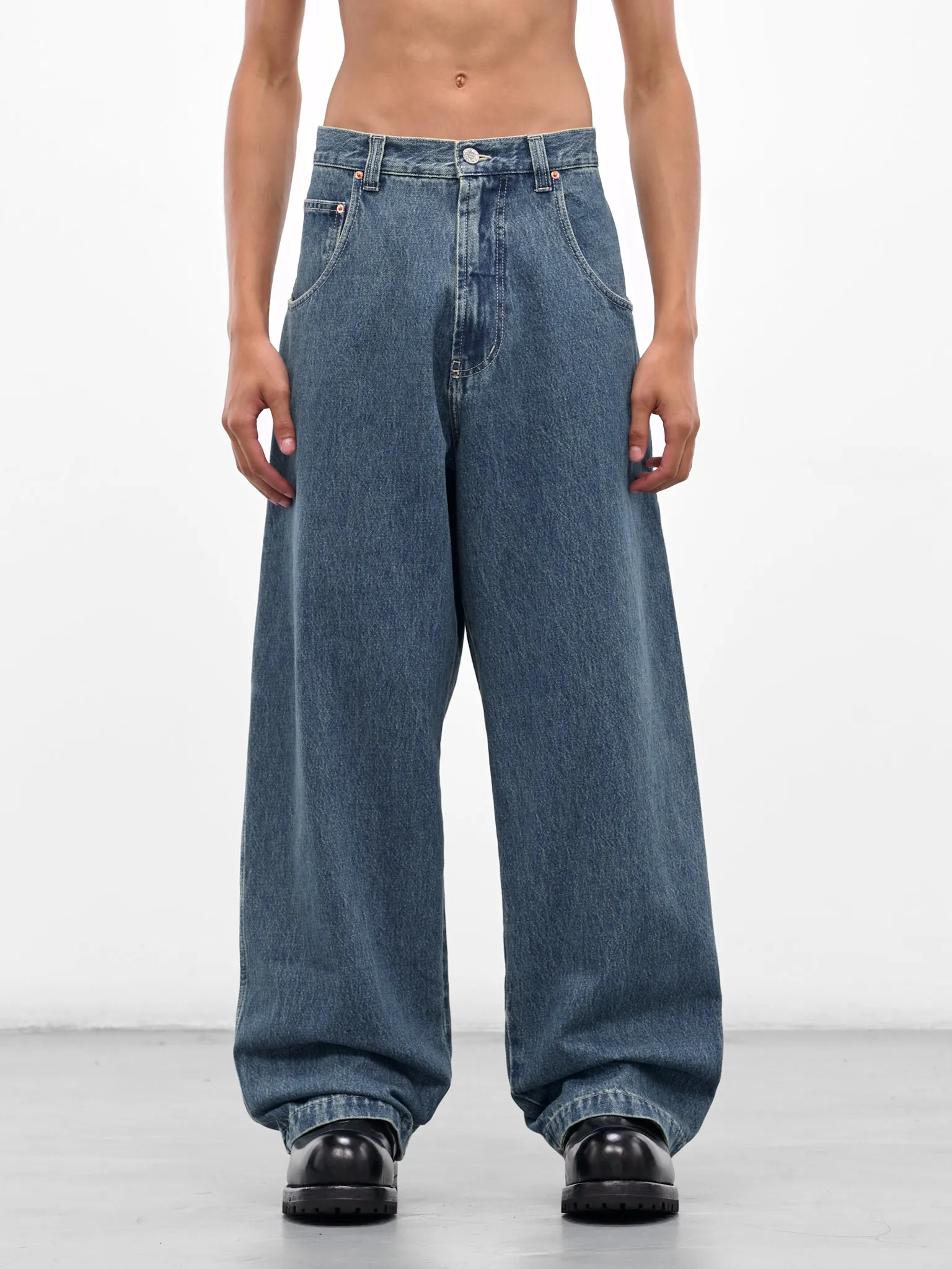 Blue Hip Hop Denim Jeans (UH76DP250VB-VINTAGE-BLUE) sold by lorenzo