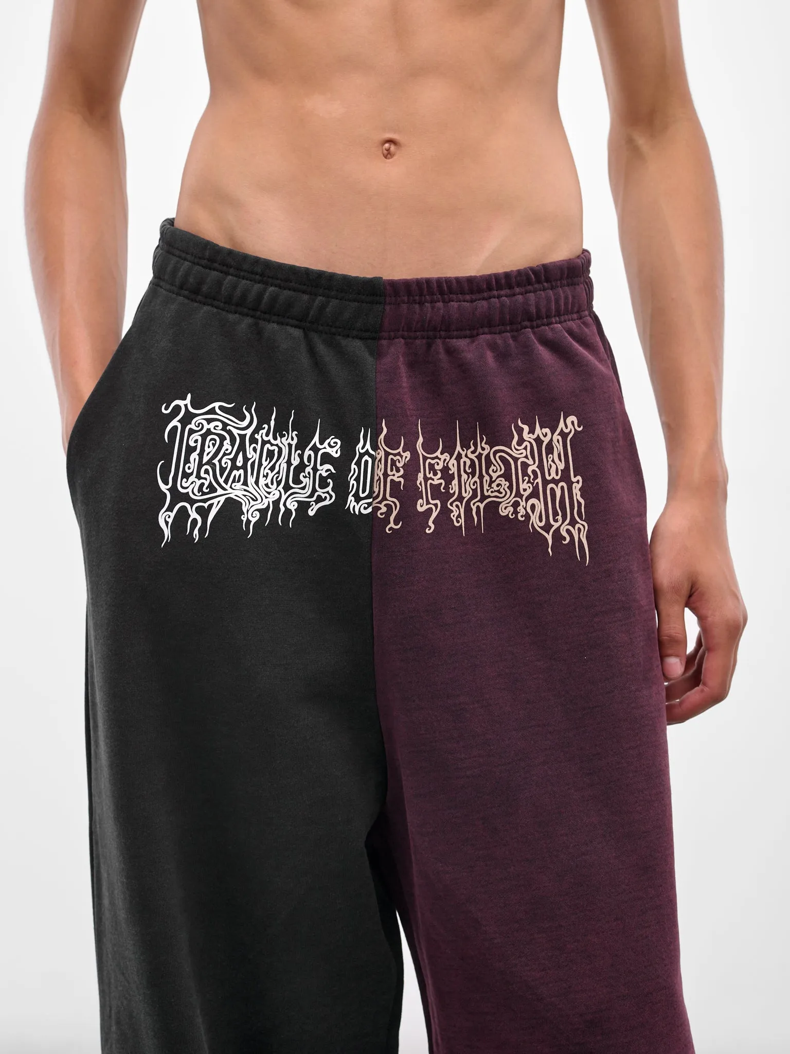 Cradle Of Filth Cut-Up Sweatpants (UCF76SP900BR-BLACK-RED) sold by lorenzo product image thumbnail 5