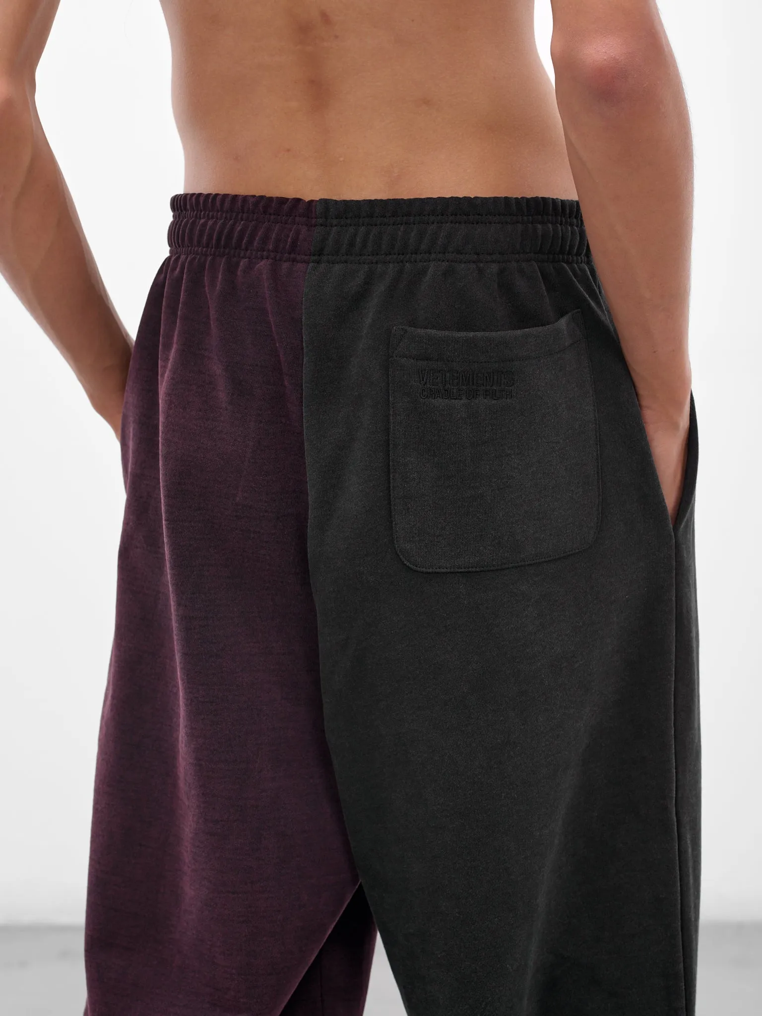 Cradle Of Filth Cut-Up Sweatpants (UCF76SP900BR-BLACK-RED) sold by lorenzo product image thumbnail 4