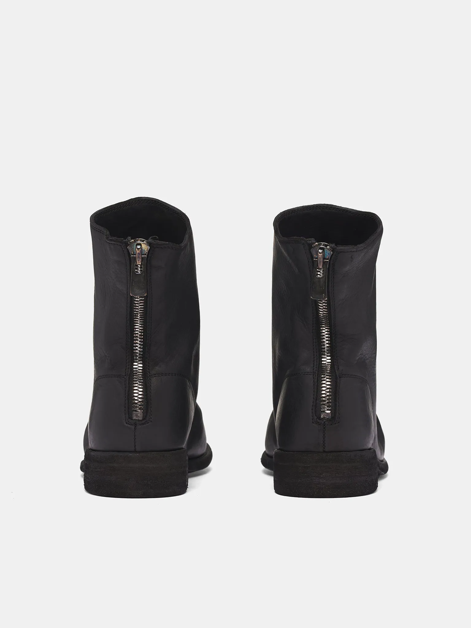 986X Horse Leather Back Zips (986X-HORSE-FG-BLKT-BLACK) sold by lorenzo product image thumbnail 4