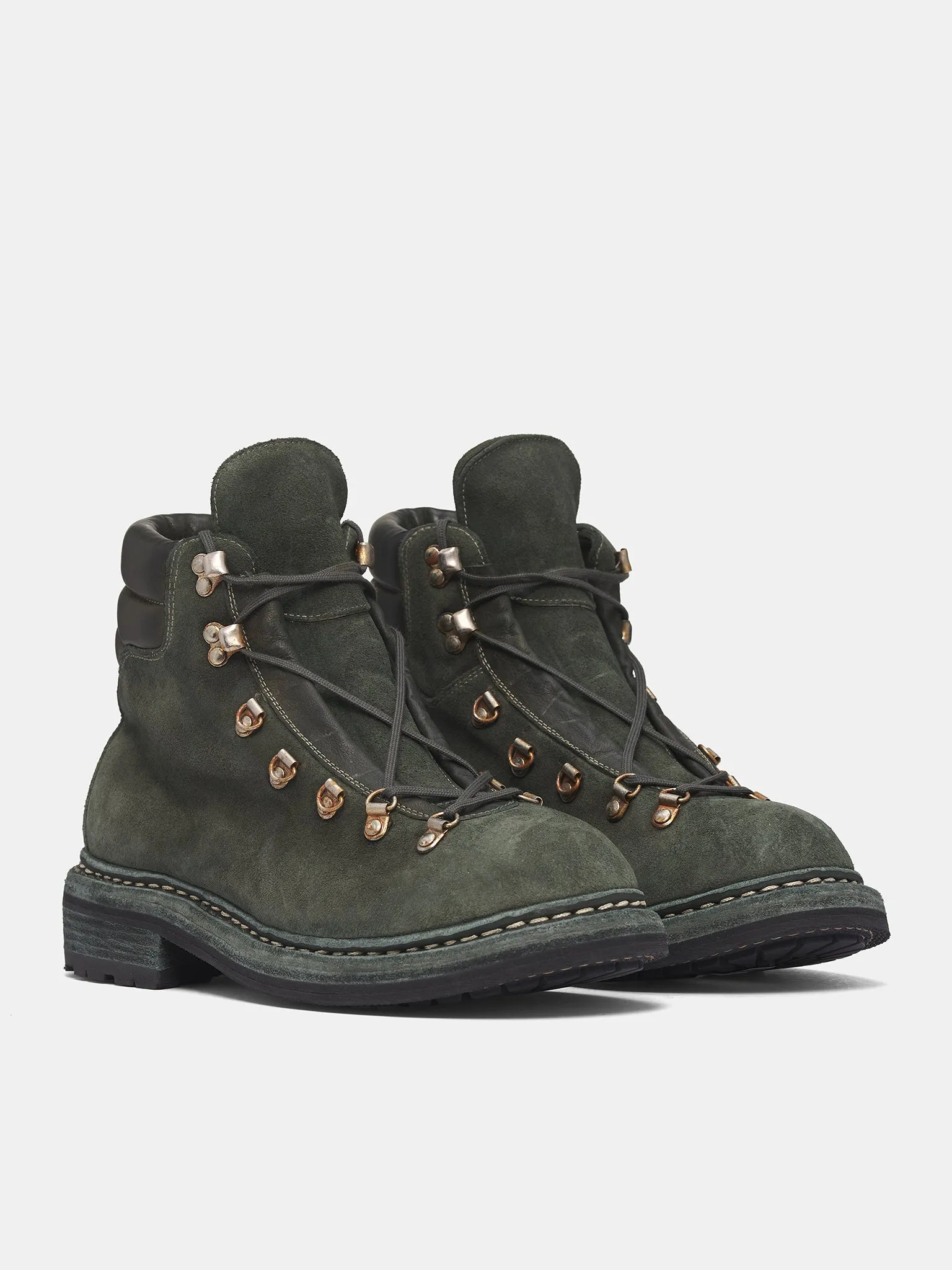 Green 19M Reverse Calf Hiking Boots (19M-CALF-REVERSE-CV31T-OLIVE-G) sold by lorenzo product image thumbnail 2