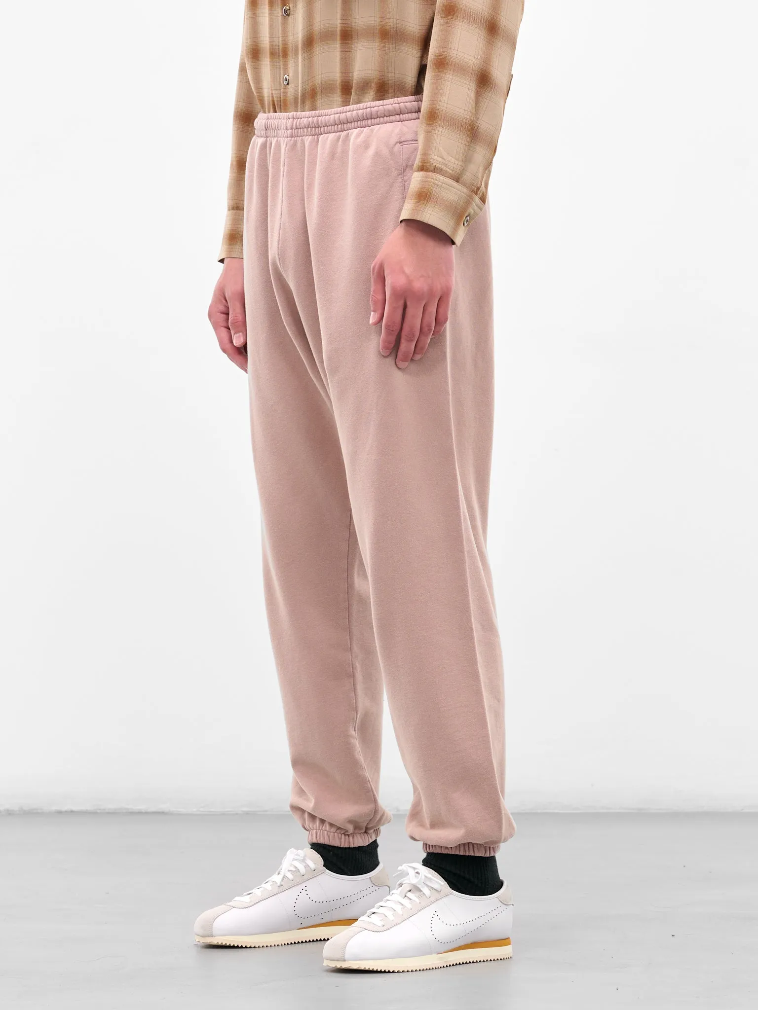 Lavender Cotton Elastic Jogger Sweatpants (FN-UX-TROU00015-LAVANDER) sold by lorenzo product image thumbnail 2