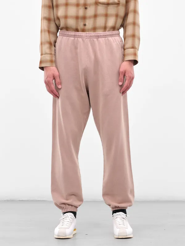 Lavender Cotton Elastic Jogger Sweatpants (FN-UX-TROU00015-LAVANDER) sold by lorenzo