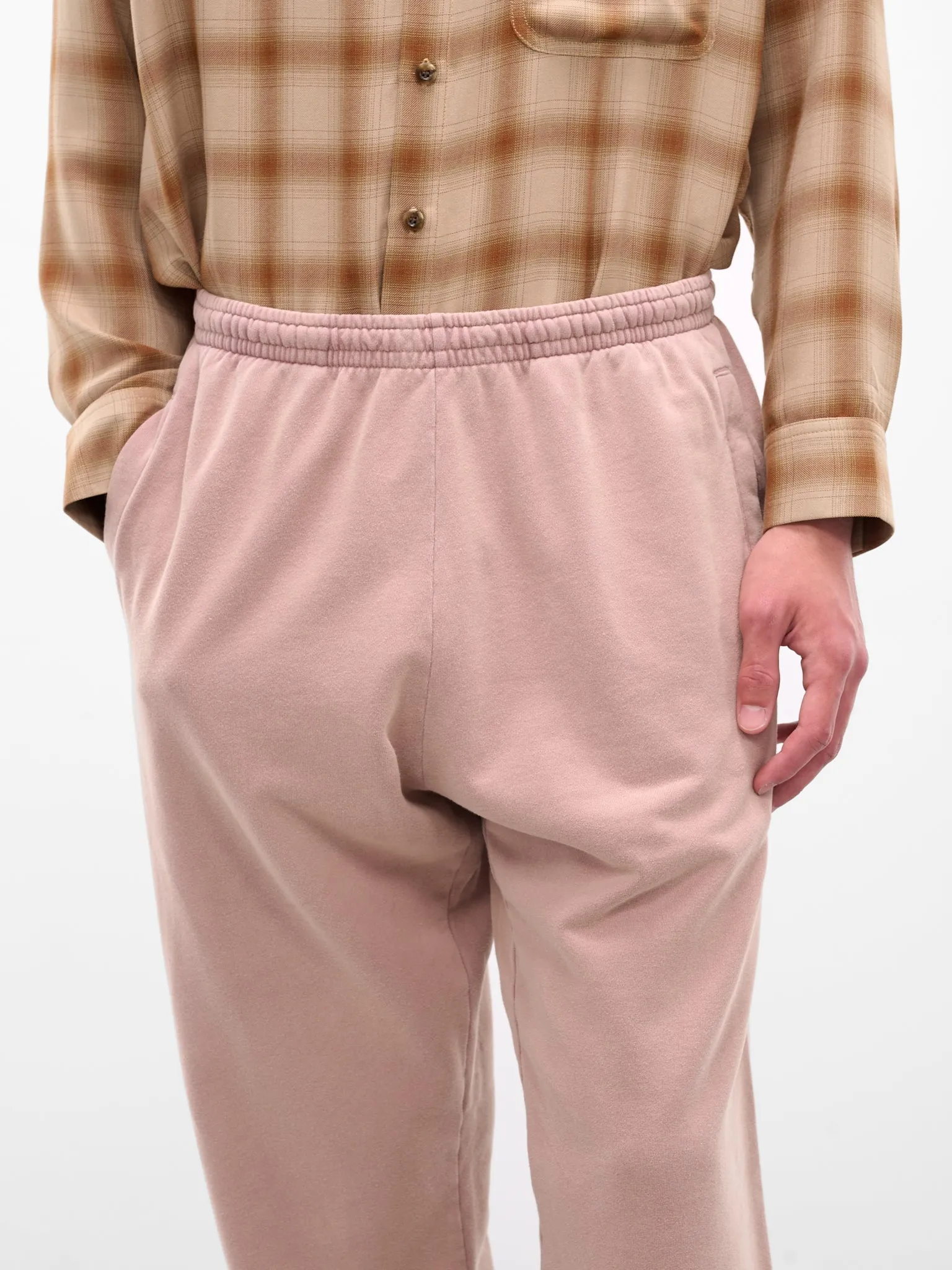 Lavender Cotton Elastic Jogger Sweatpants (FN-UX-TROU00015-LAVANDER) sold by lorenzo product image thumbnail 5