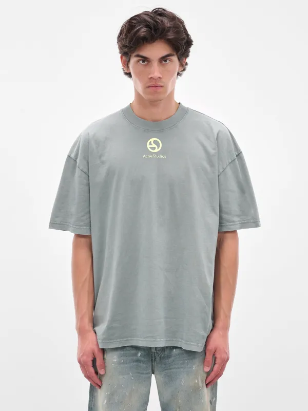 Mint Green Logo Tee (FN-UX-TSHI000133-MINT-GREEN) sold by lorenzo