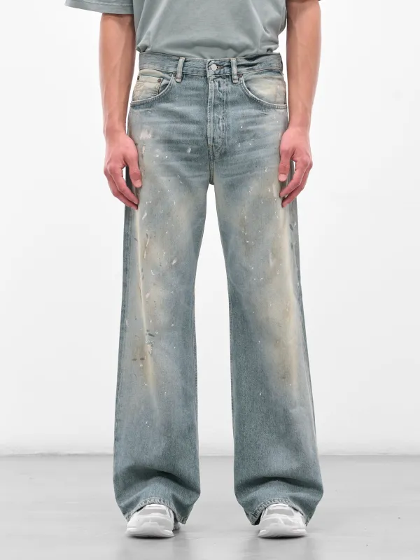 Our Legacy Vast Cut Vintage Rubber Repair Denim M4245VV