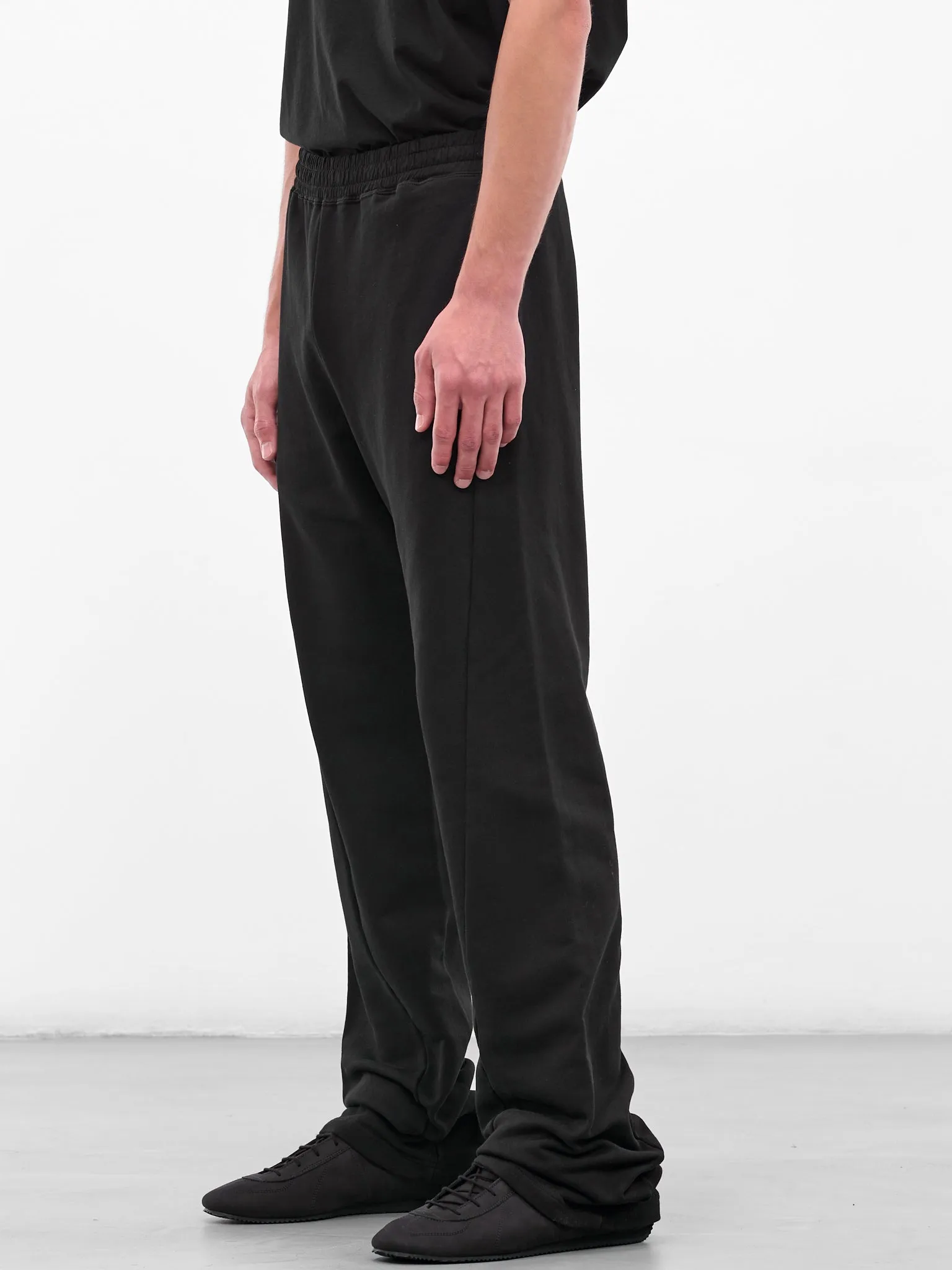 Black Cotton Sweatpants (SH0KA0053-M25025-900-BLACK) sold by lorenzo product image thumbnail 2