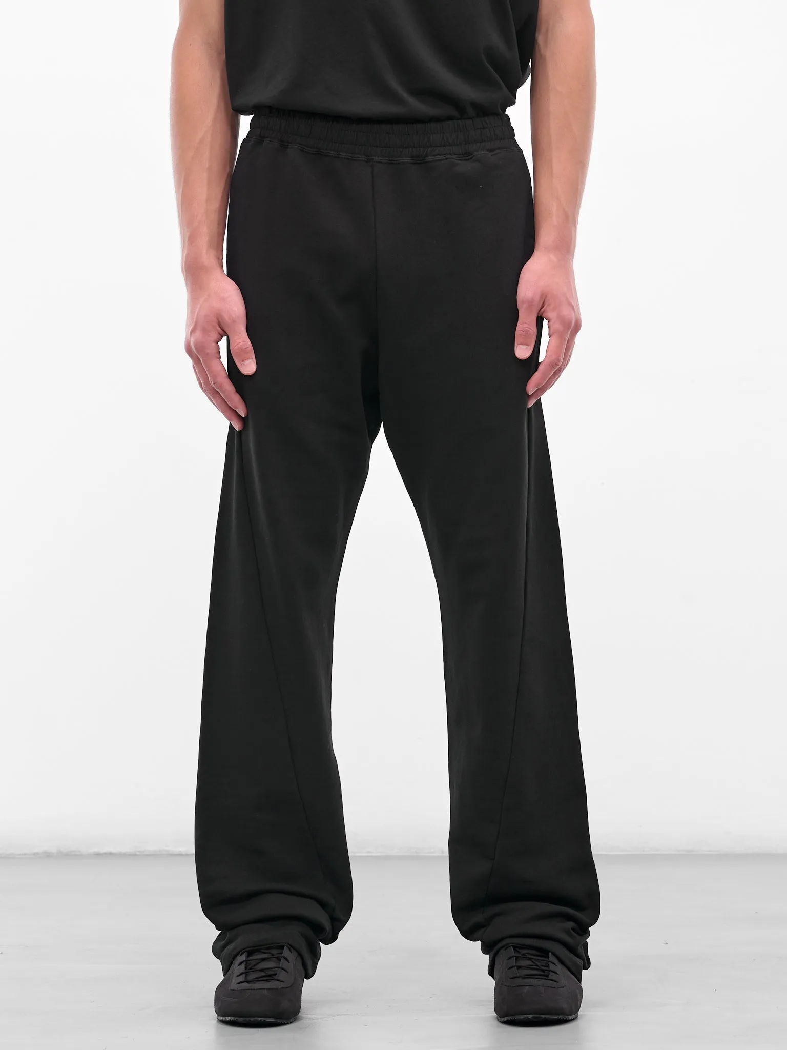 Black Cotton Sweatpants (SH0KA0053-M25025-900-BLACK) sold by lorenzo