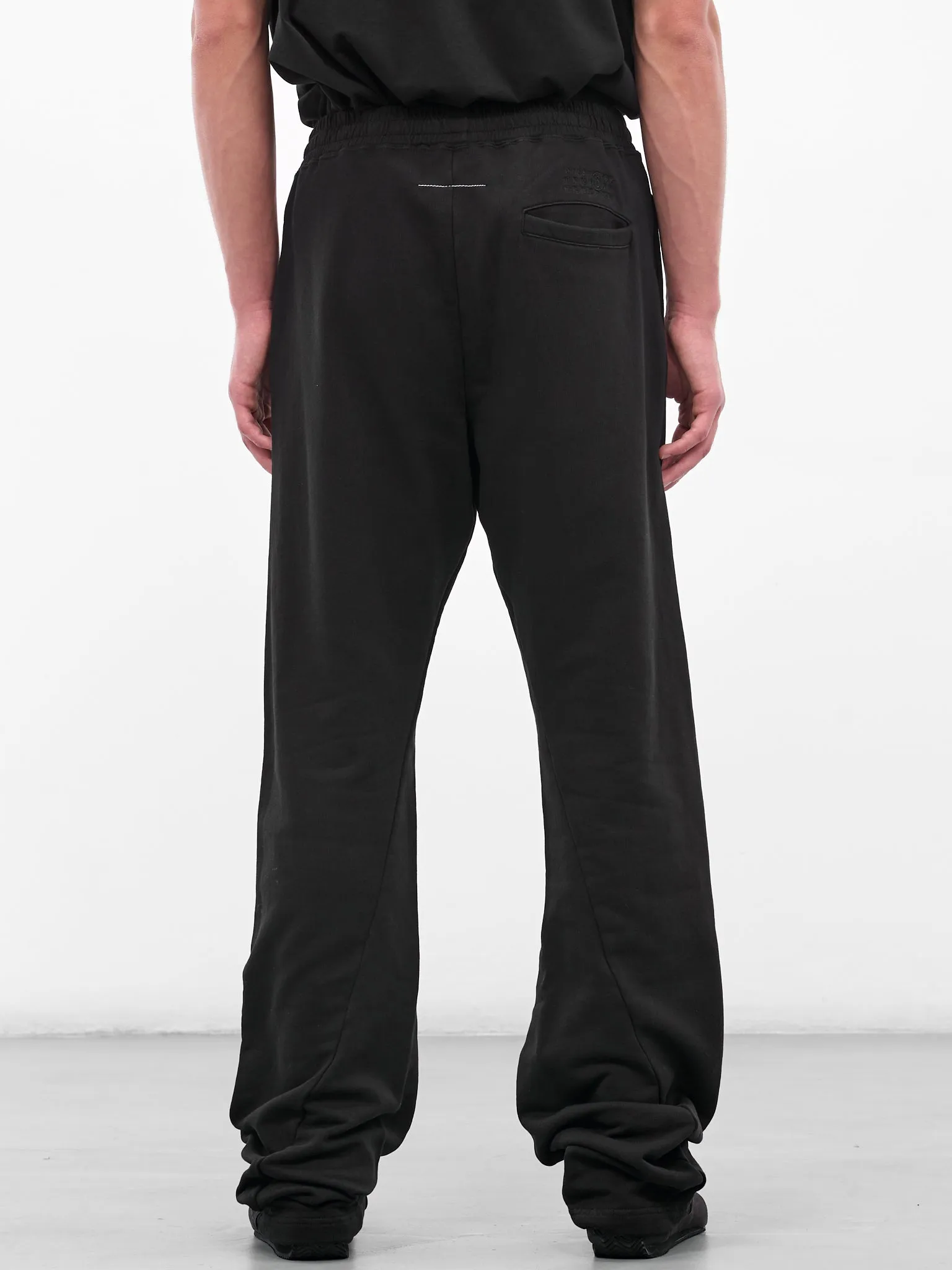 Black Cotton Sweatpants (SH0KA0053-M25025-900-BLACK) sold by lorenzo product image thumbnail 3