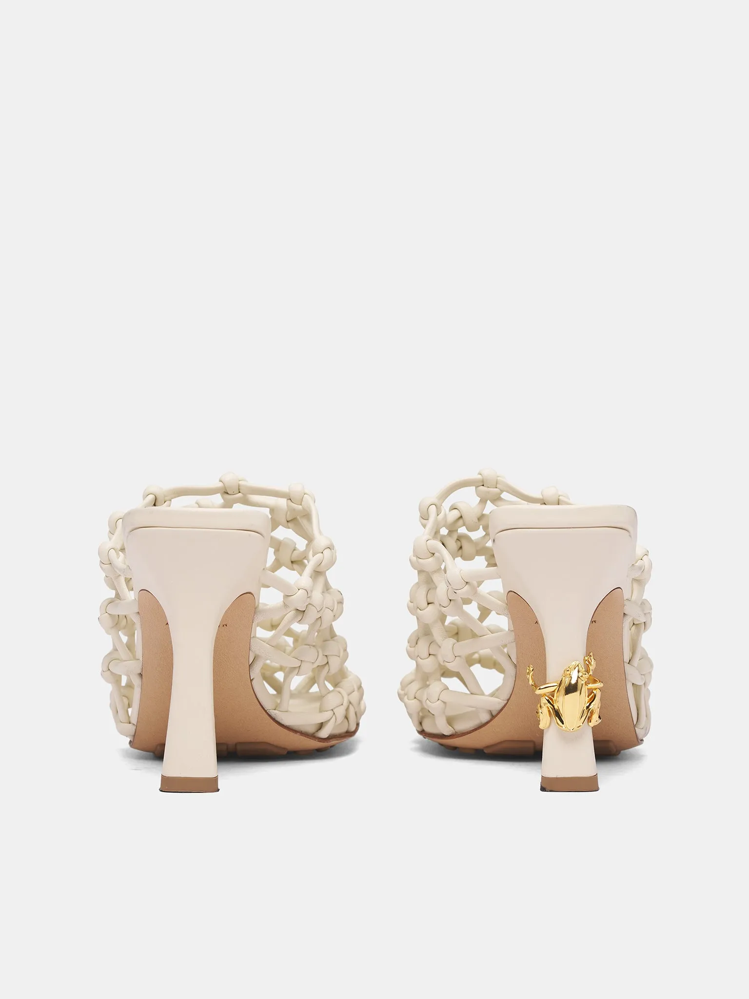 Sand Leather Braided Riva Mules (827683V3H65-9031-SEA-SALT-SAND) sold by lorenzo product image thumbnail 4