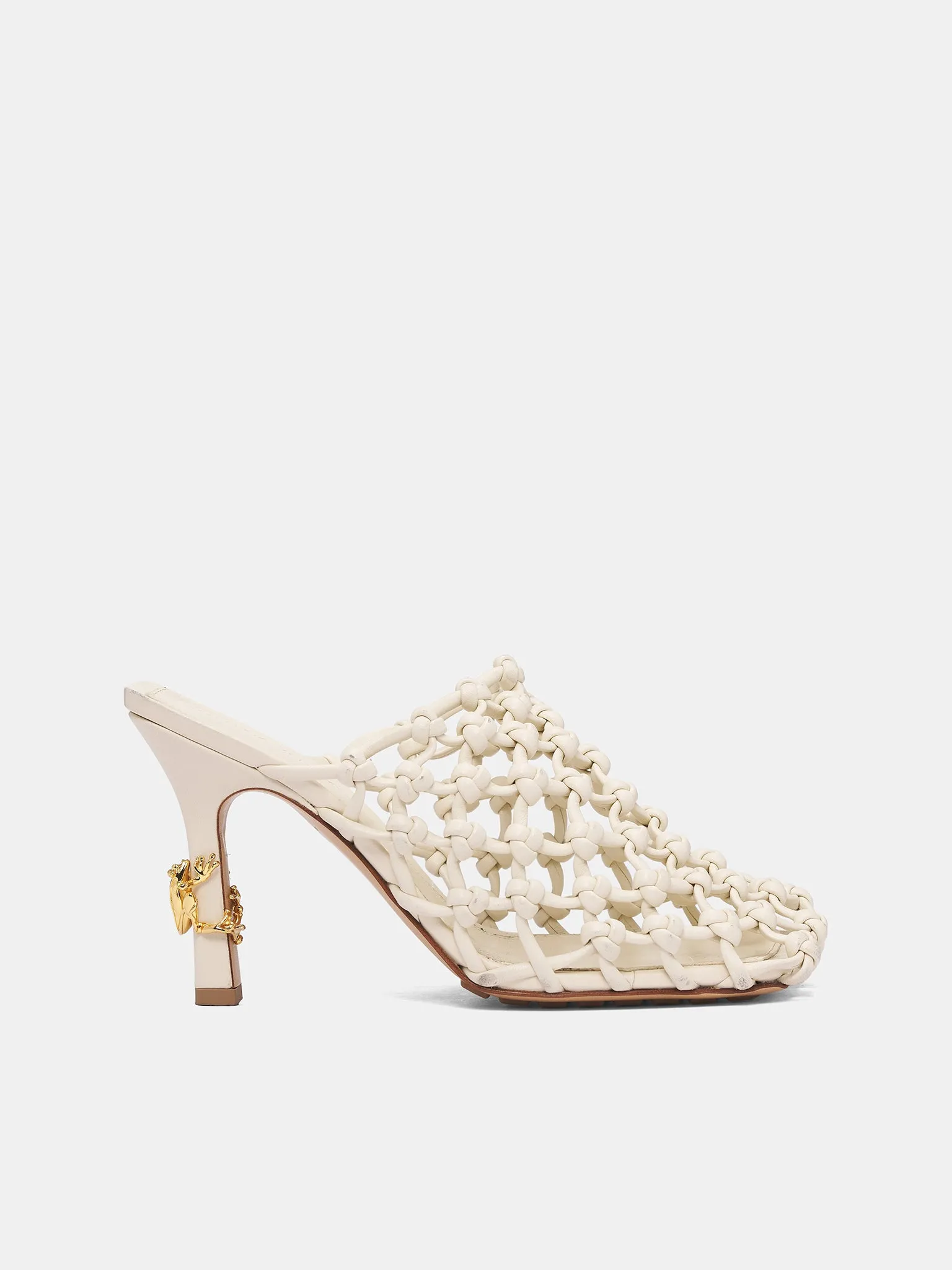 Sand Leather Braided Riva Mules (827683V3H65-9031-SEA-SALT-SAND) sold by lorenzo