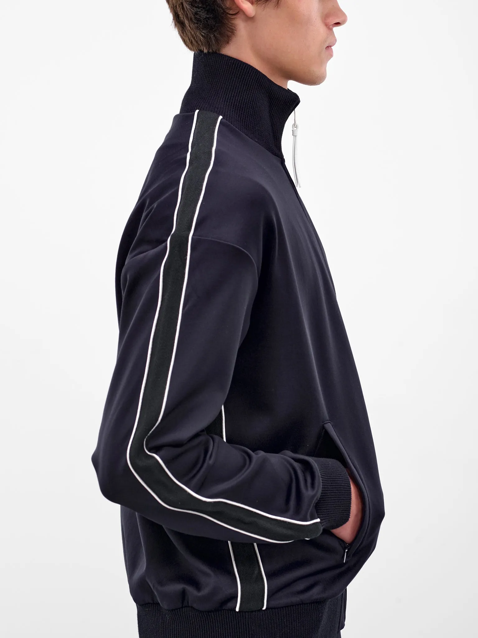 Navy Technical Jersey Tracksuit Jacket (H526Y02X38-9602-DARK-NAVY) sold by lorenzo product image thumbnail 5