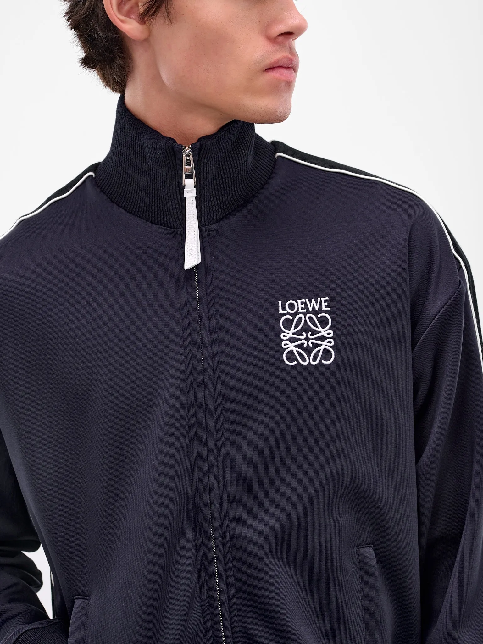 Navy Technical Jersey Tracksuit Jacket (H526Y02X38-9602-DARK-NAVY) sold by lorenzo product image thumbnail 4