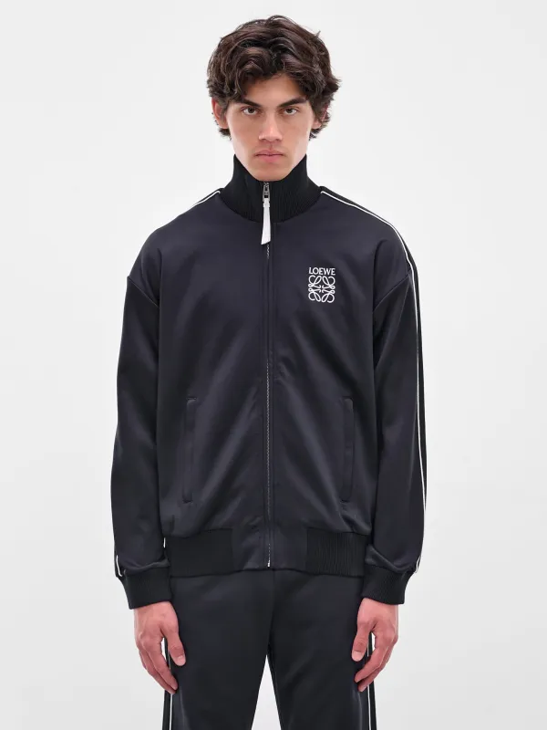 Navy Technical Jersey Tracksuit Jacket (H526Y02X38-9602-DARK-NAVY) made by Loewe