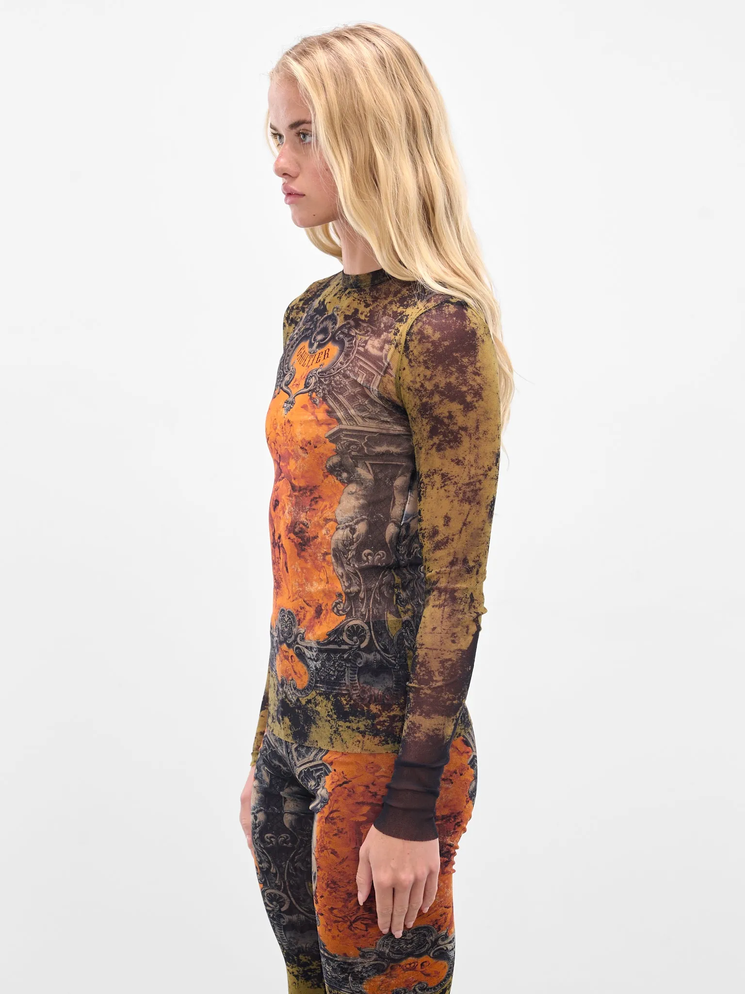 The “Médaillon" Print Long Sleeve (25-03-W-TO305-M006P-MULTI) sold by lorenzo product image thumbnail 2