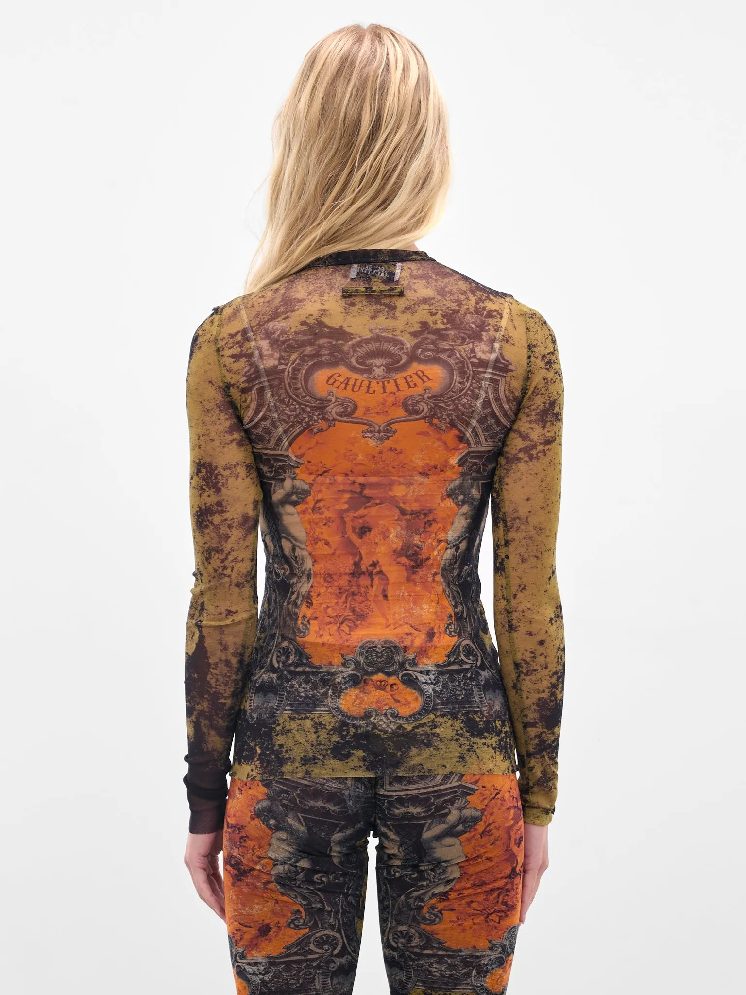 The “Médaillon" Print Long Sleeve (25-03-W-TO305-M006P-MULTI) sold by lorenzo product image thumbnail 3