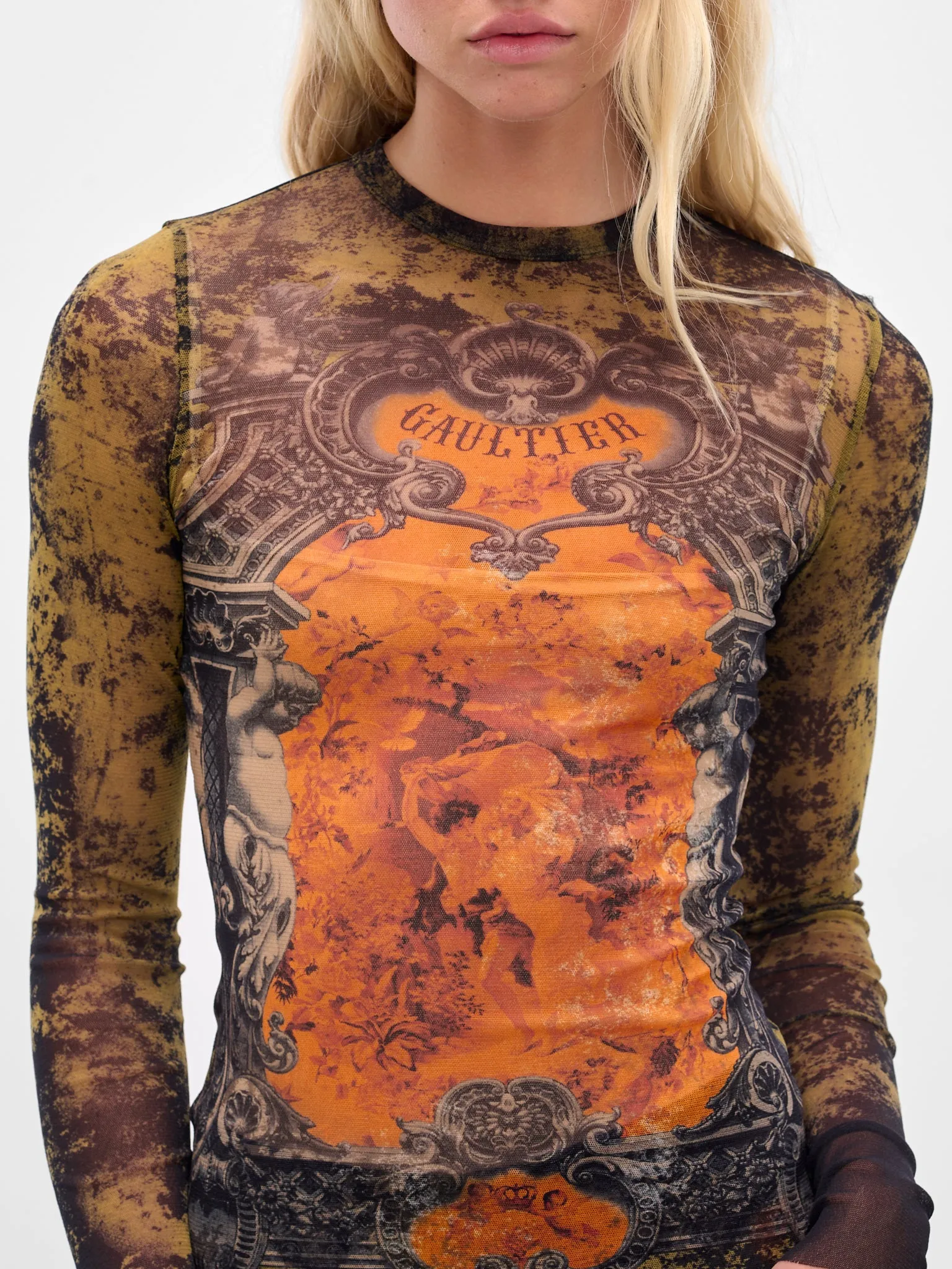 The “Médaillon" Print Long Sleeve (25-03-W-TO305-M006P-MULTI) sold by lorenzo product image thumbnail 5