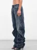 Blue Oversized Stacking Denim Jeans (25-03-W-TR008-D024-VINTAGE-BLU) sold by lorenzo