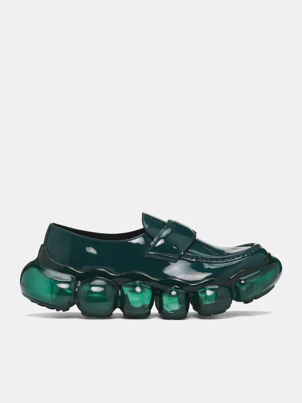 Dark Green 'Jewelry' Loafer Sneakers (JEWELRY-1369-DARK-GREEN) sold by lorenzo