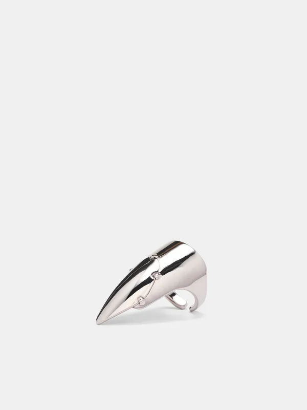 The Silver Brass Nail Ring (25-03-W-JW023-X053-SILVER) sold by lorenzo