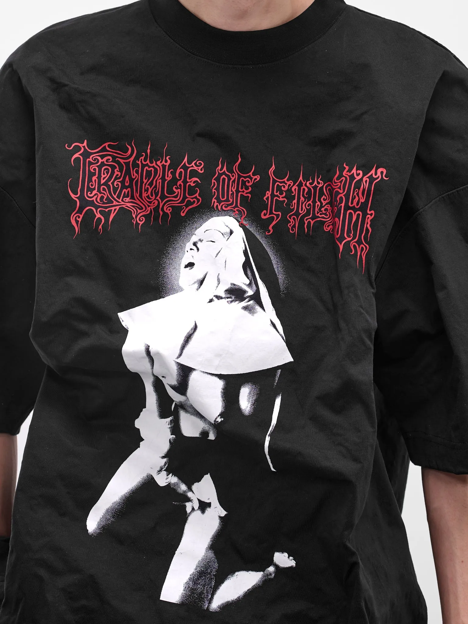 Cradle of Filth Iconic Nun Tee (UCF76MT501B-BLACK) sold by lorenzo product image thumbnail 5