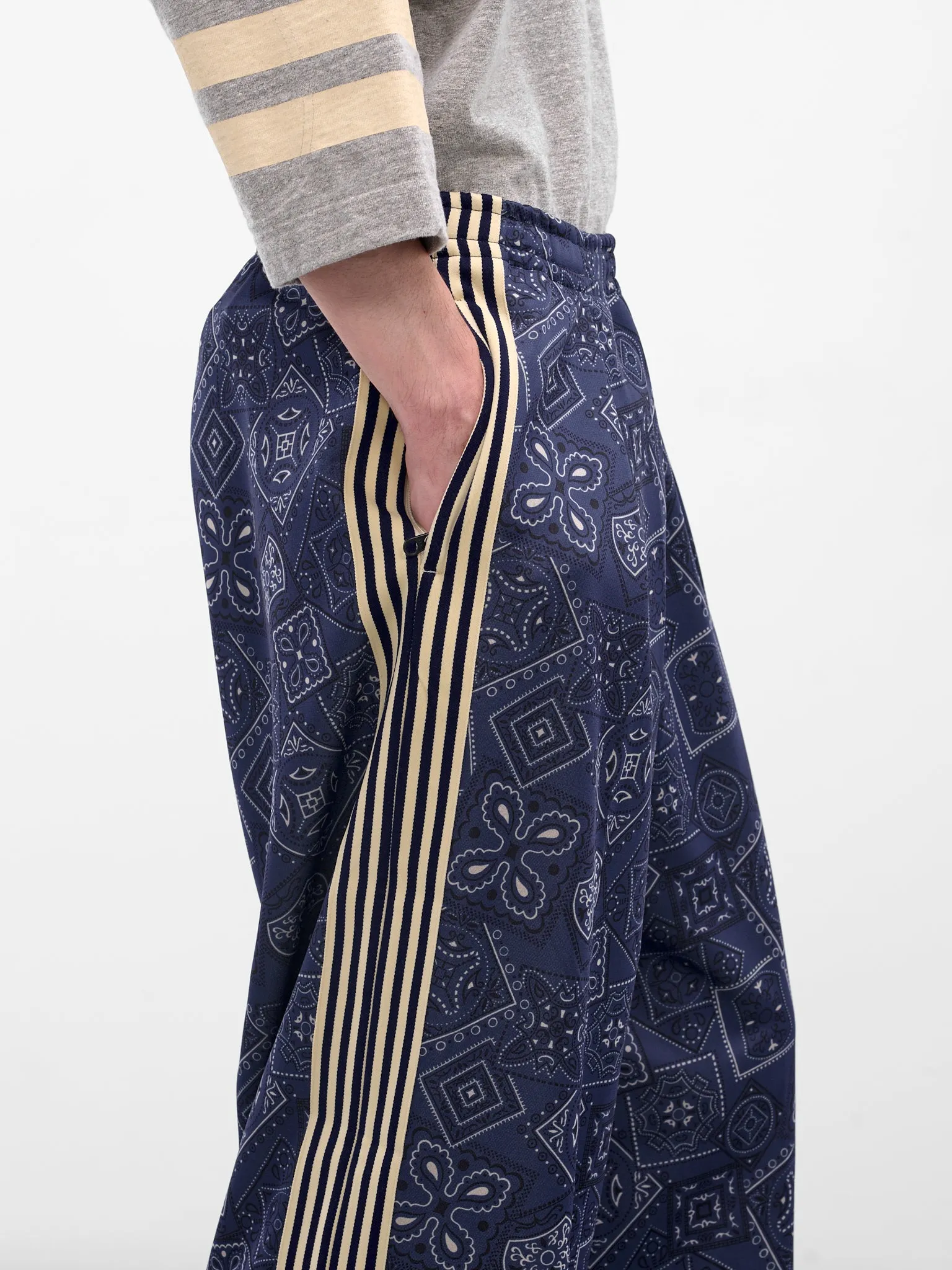 Navy Cookie Bandana Tracksuit Pants (K2504LP152-NV-NAVY) sold by lorenzo product image thumbnail 4