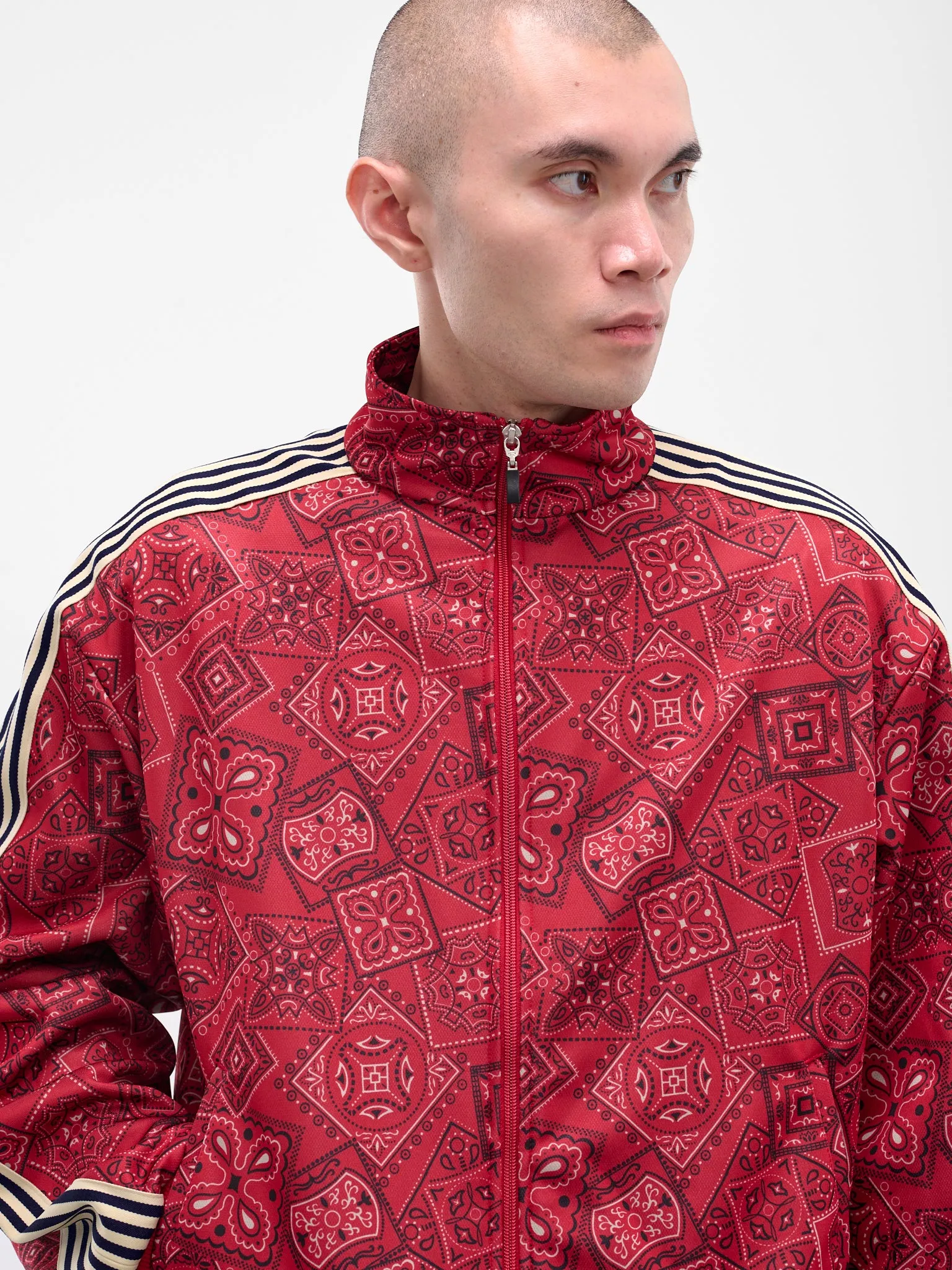Red Cookie Bandana Tracksuit Jacket (K2504LC150-RED) sold by lorenzo product image thumbnail 4