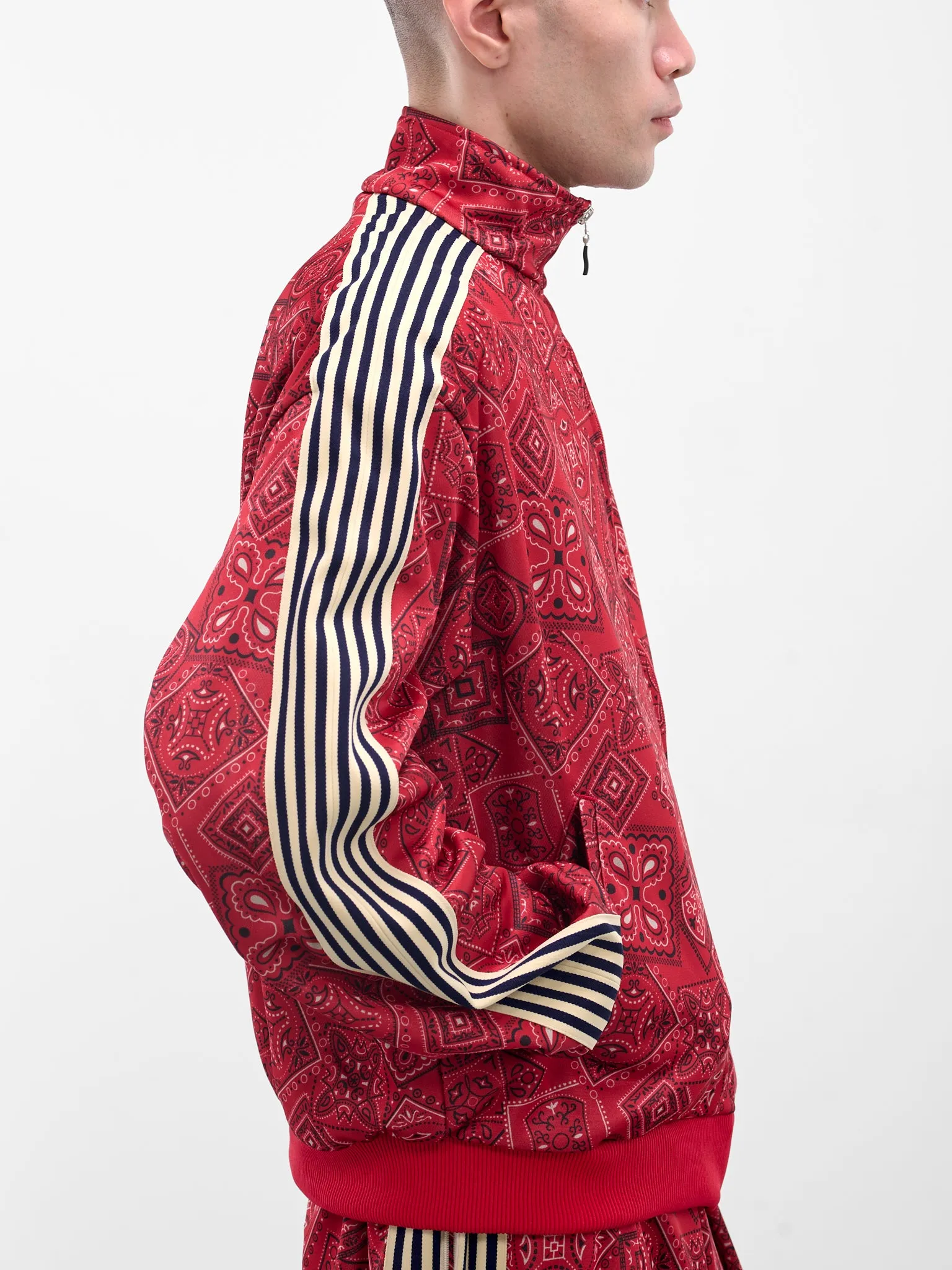 Red Cookie Bandana Tracksuit Jacket (K2504LC150-RED) sold by lorenzo product image thumbnail 5