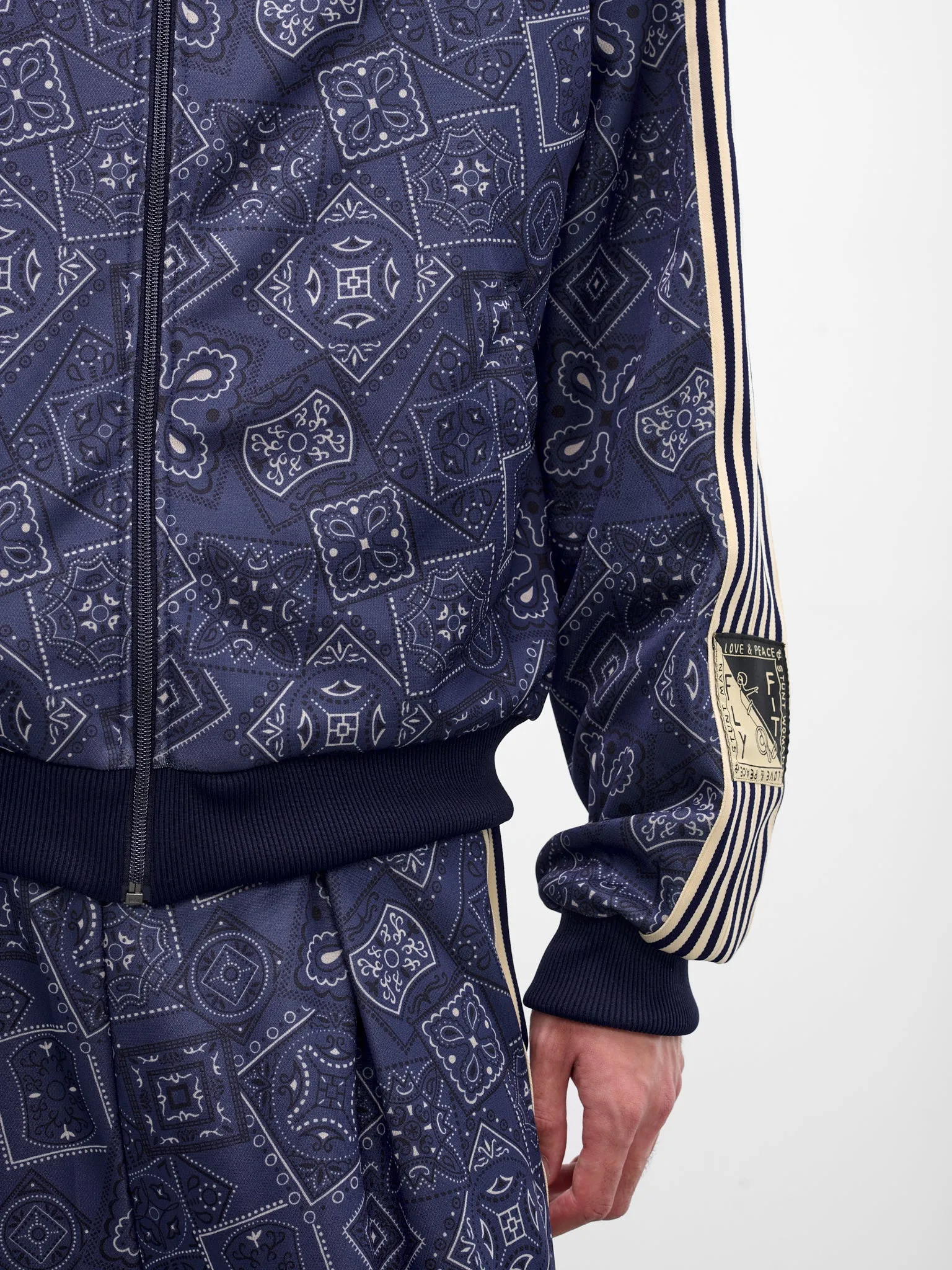 Navy Cookie Bandana Tracksuit Jacket (K2504LC150-NV-NAVY) sold by lorenzo product image thumbnail 4