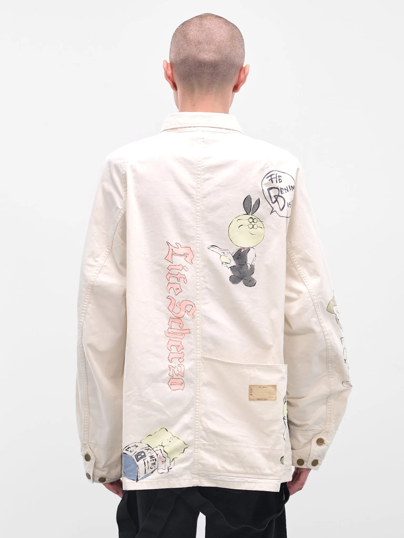 White Muratwill Cactus Beer Jacket (K2503LJ083-NAT-NATURAL) sold by lorenzo product image thumbnail 3