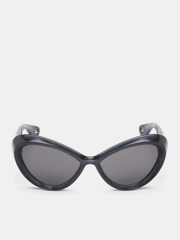 The Parisian Cat Sunglasses (EY001-X059-17-ANTHRACITE) sold by lorenzo