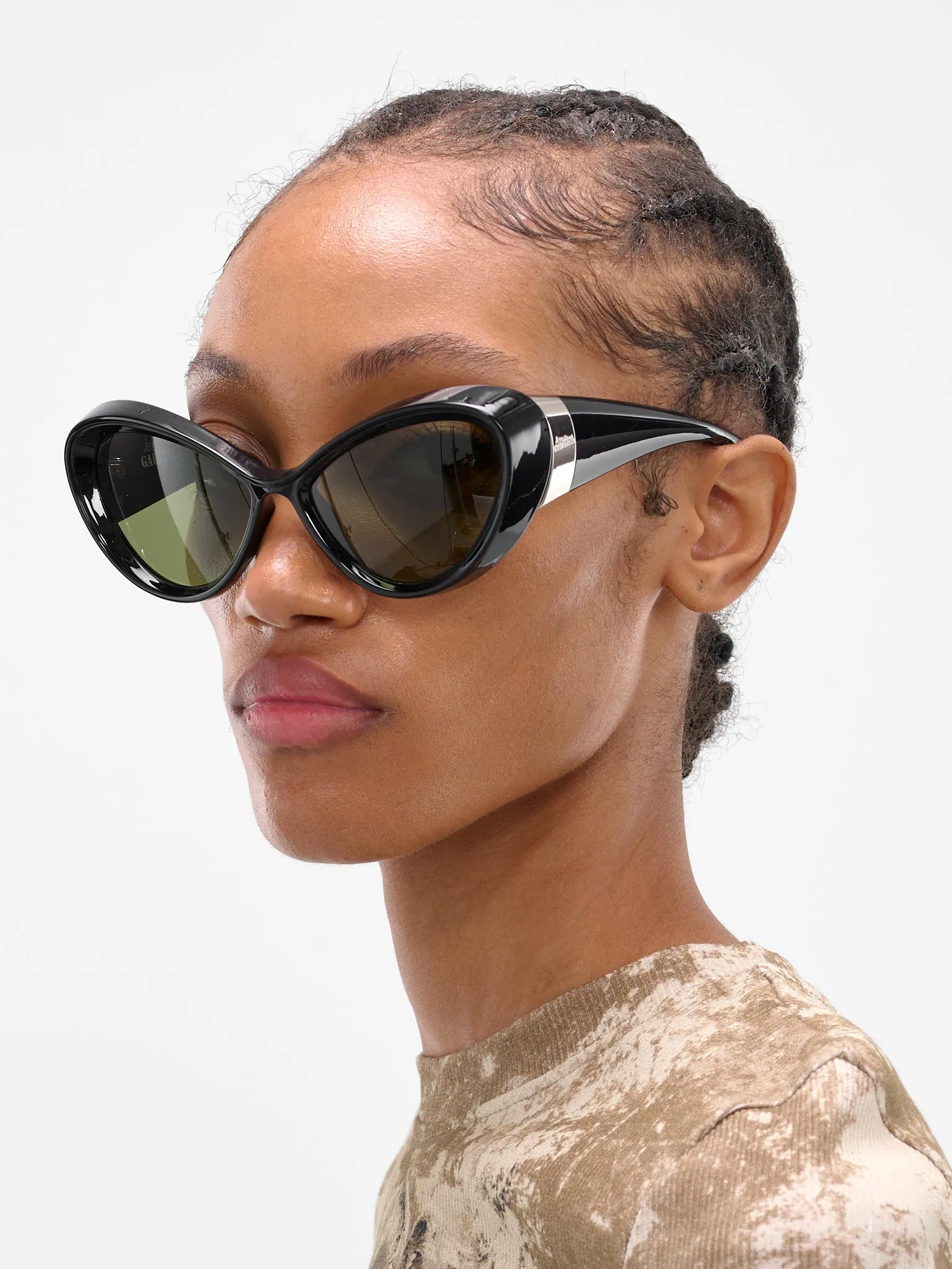 The Parisian Cat Sunglasses (EY001-X059-00-BLACK) sold by lorenzo product image thumbnail 3