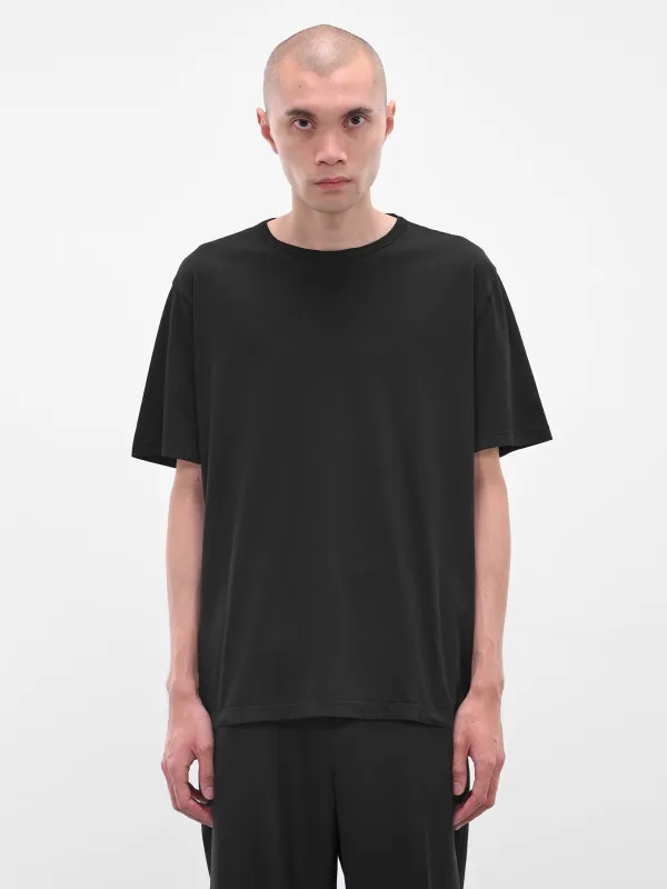 Black New Boxy Tee (M2206NBL-BLACK) sold by lorenzo