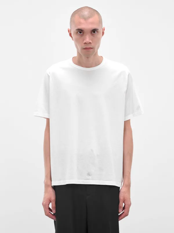 White New Boxy Tee (M2206NW-WHITE) sold by lorenzo