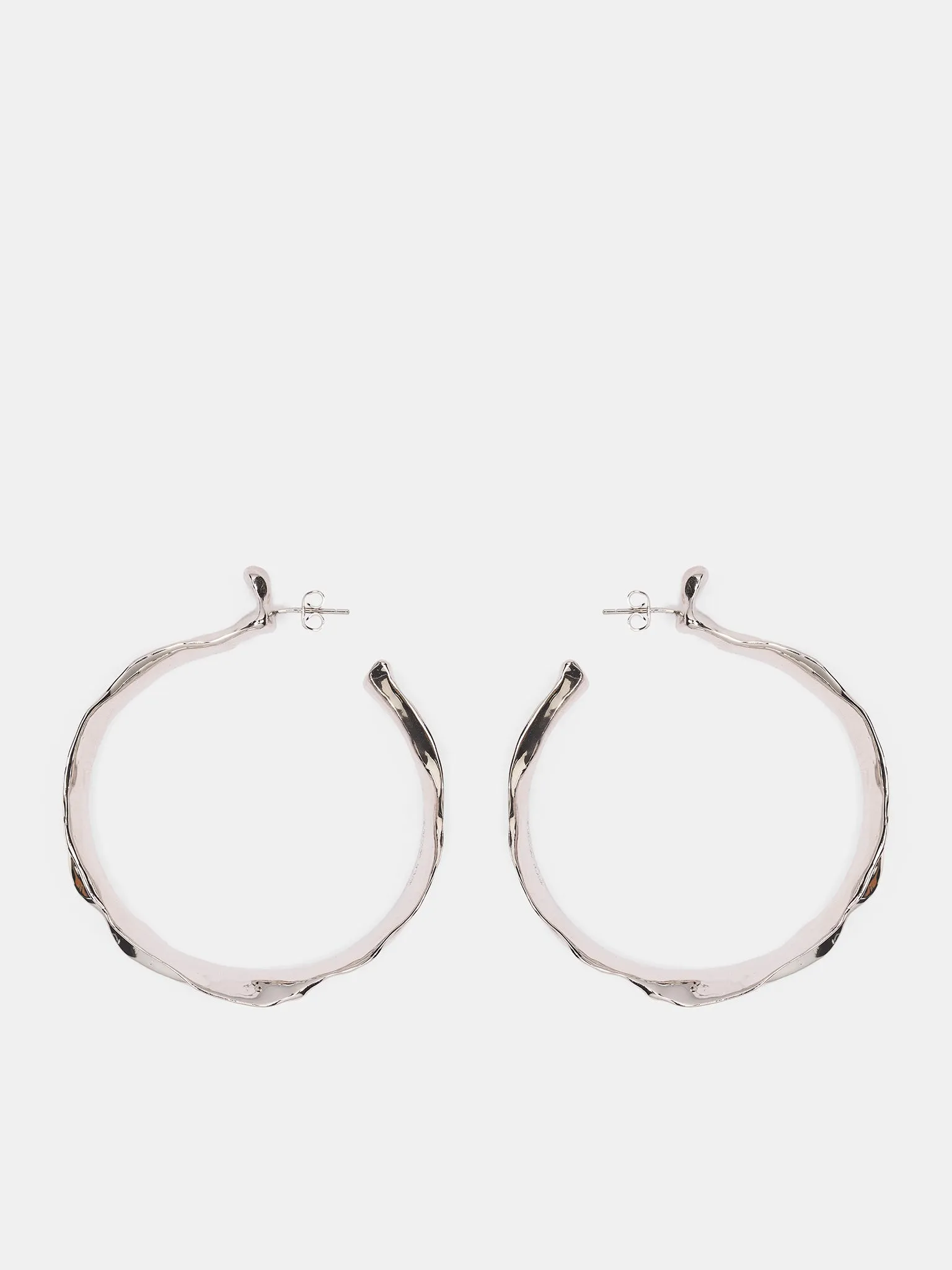 Sterling Silver Daimon Hoops (D05-S-DAIMON-HOOPS-SILVER) sold by lorenzo