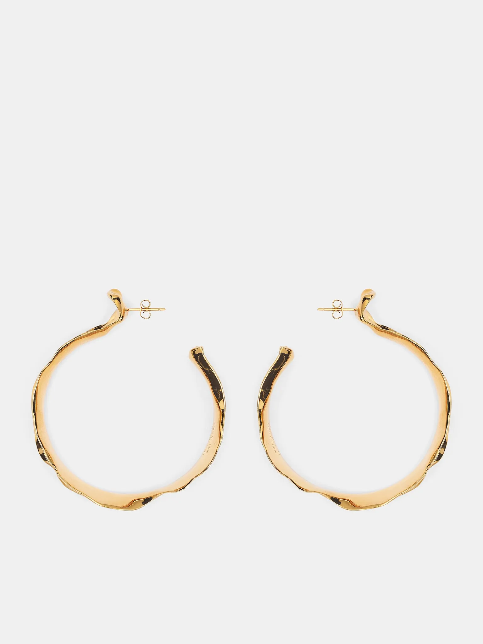 Sterling Silver Daimon Hoops (D05-G-DAIMON-HOOPS-GOLD) sold by lorenzo