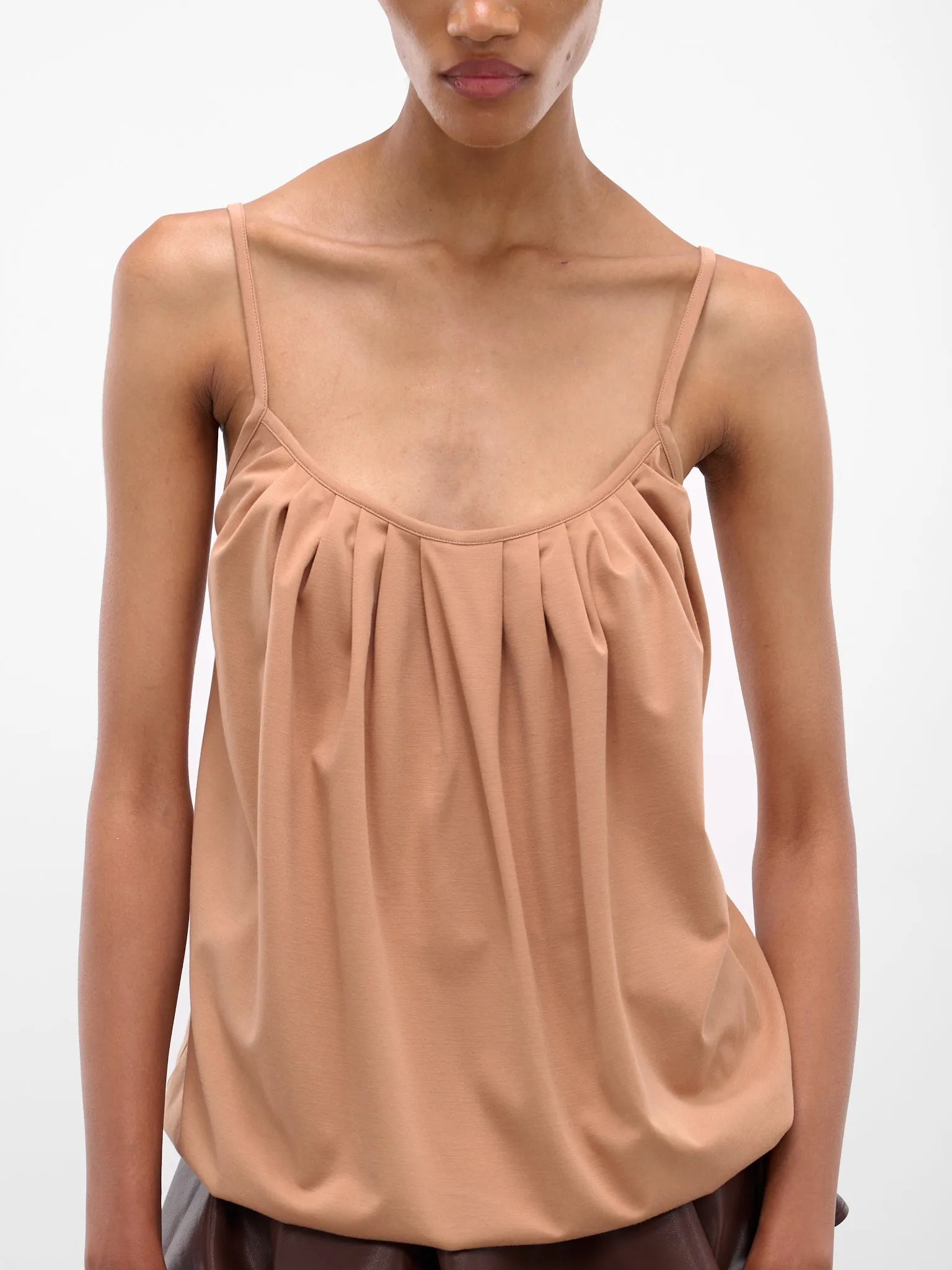 Light Brown Fringy Tank Top (FINGY-TOP-LIGHT-BROWN) sold by lorenzo product image thumbnail 4