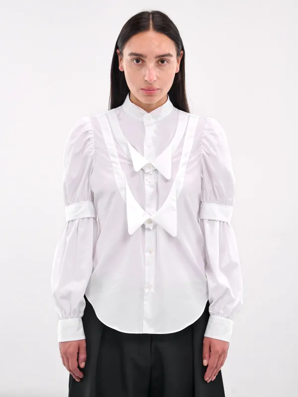 Deconstructed Tuxedo Shirt (3O-B007-WHITE) sold by lorenzo