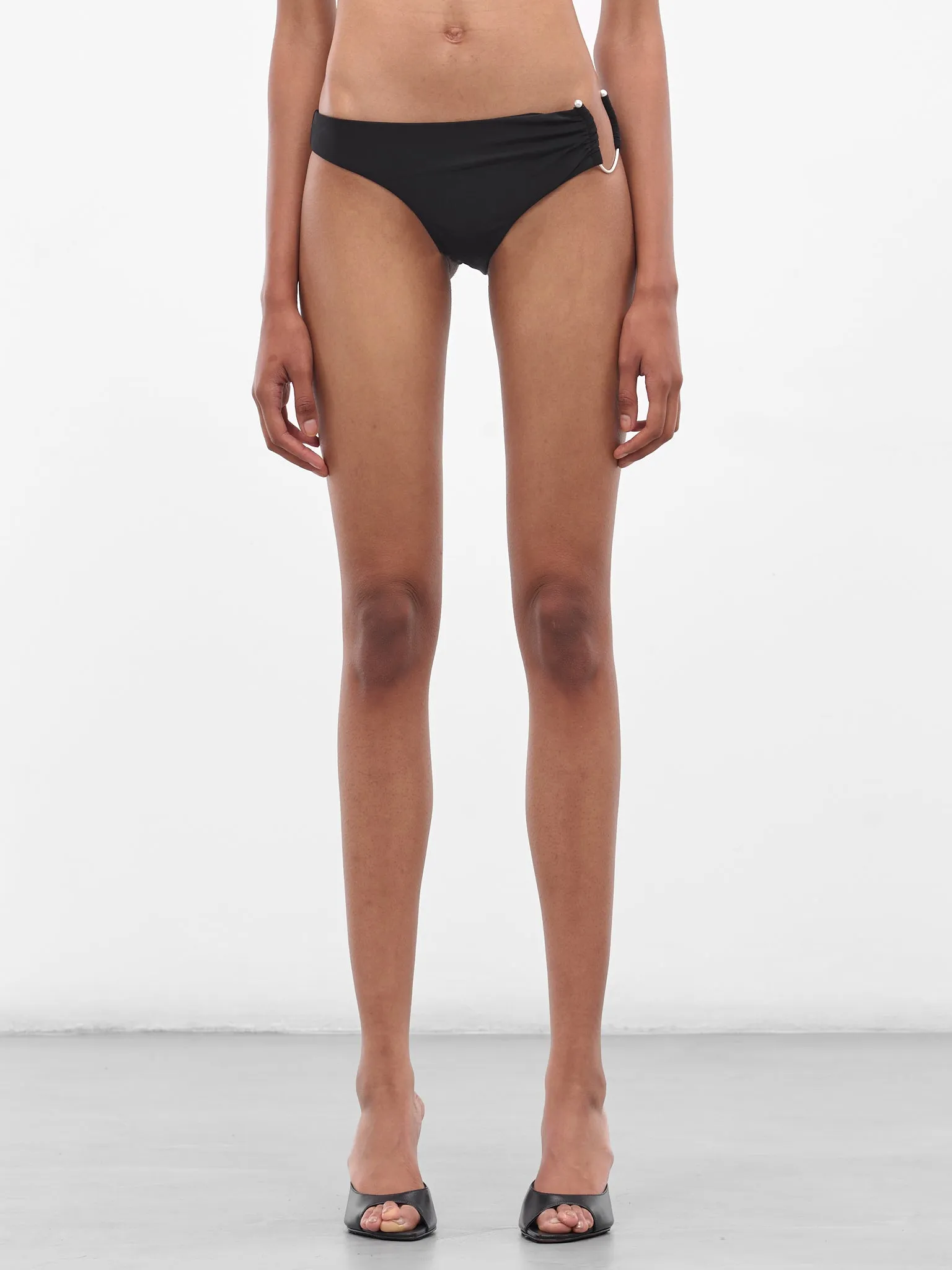 Black Ruched Crescent Side Briefs (25027223-BLACK) sold by lorenzo