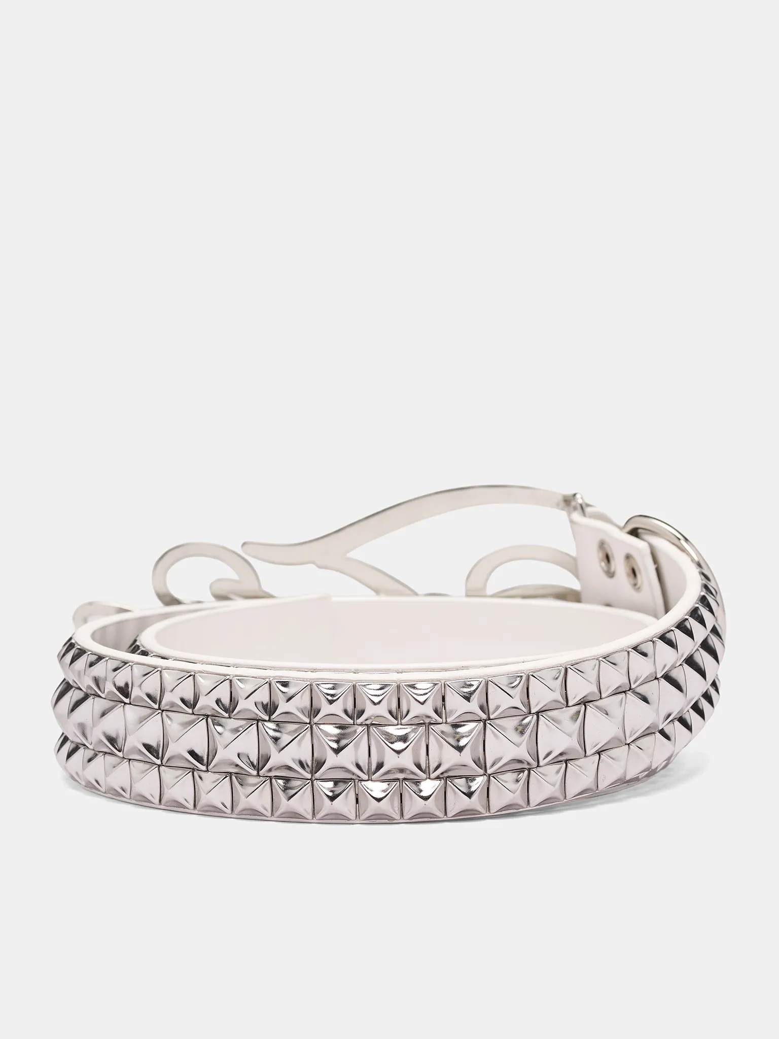 Studded 'Filth' Heavy Metal Belt (HEAVY-METAL-BLEACH-ONYX) sold by lorenzo product image thumbnail 2