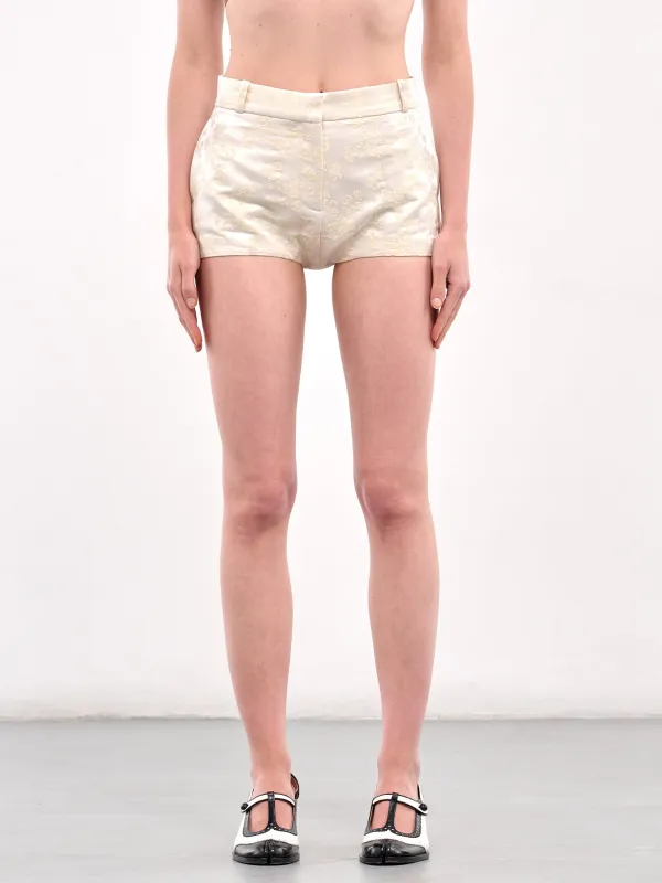 Jacquard Shorts (COPP120F2033-BEIGE) sold by lorenzo