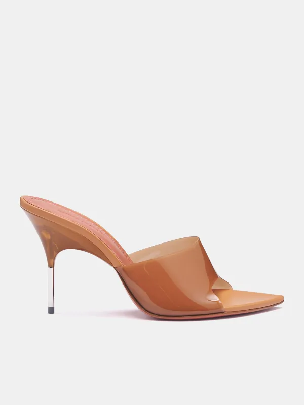 Bianca Glass Slipper (BIANCA-LATTE-SILVER) sold by lorenzo