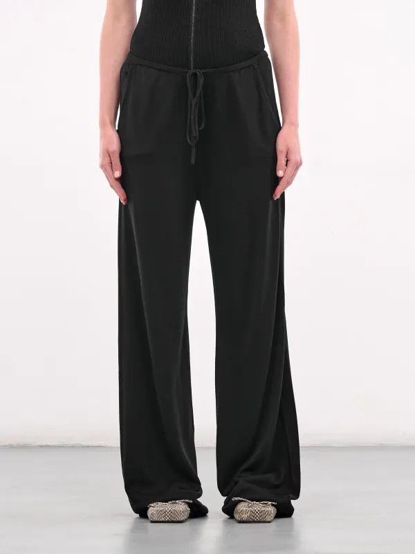 Slouchy Knit Pants (AMSS2542-BLACK) sold by lorenzo